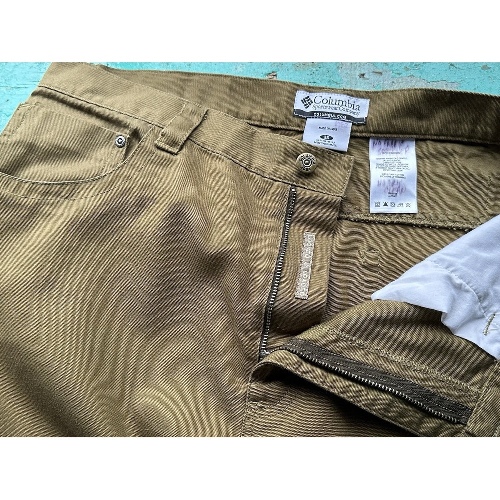 COLUMBIA PHG 20GA Hunting Pants Men's 36 x 28 Heavy Duty 100%‎ Cotton Flat Front - Picture 4 of 8